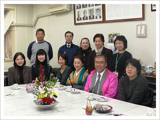 都岡中学校の皆さんと心の宅急便メンバー